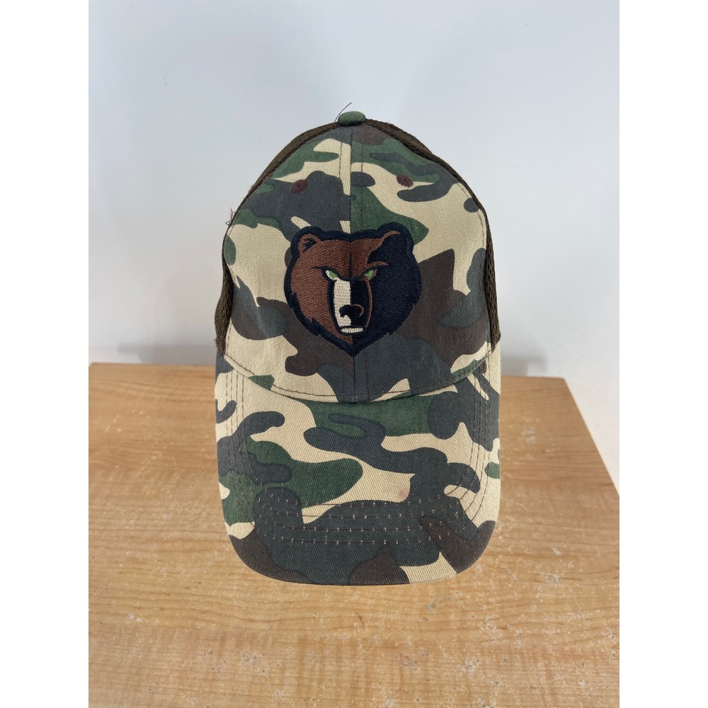 Memphis Grizzlies Match Up Promotions Camo Logo Trucker Hat Mesh Adjustable Cap